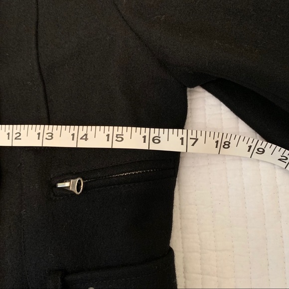 Groggy Military wool blend pea coat, extra small - Picture 9 of 13